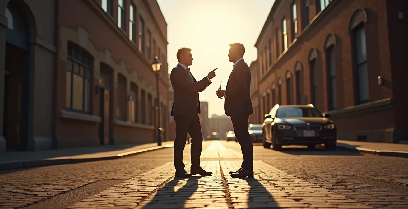 Mentor guidant un jeune CEO sans prendre les décisions à sa place dans le Vieux-Port de Montréal